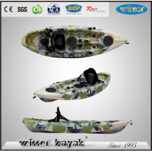 Kayak plástico simple de la pesca del punto